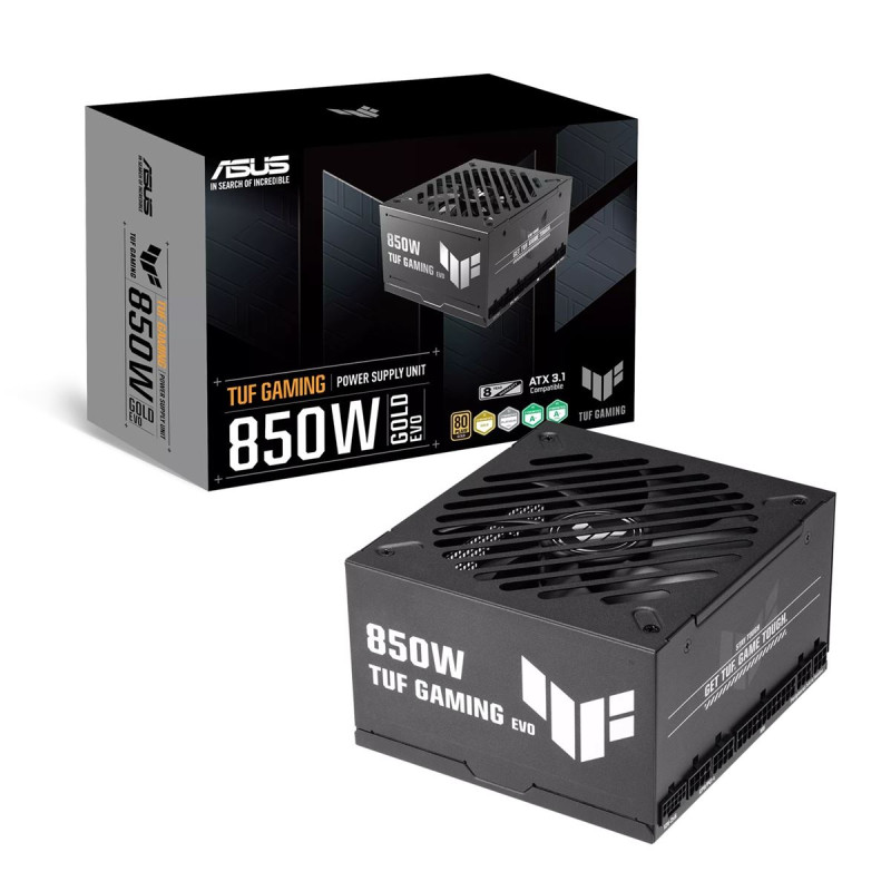 Asus TUF-GAMING-850G-EVO, 850W, 80+ Gold, modularno napajanje
