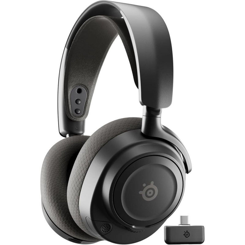 SteelSeries Arctis Nova 7 Gen 2, bežične gamins slušalice s mikrofonom, BT, crne