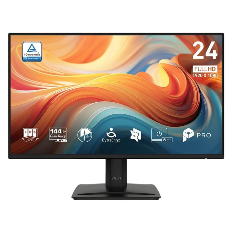 MSI PRO MP242 E14C, 23.8inch, IPS, FHD, DP, HDMI, VGA, 144Hz