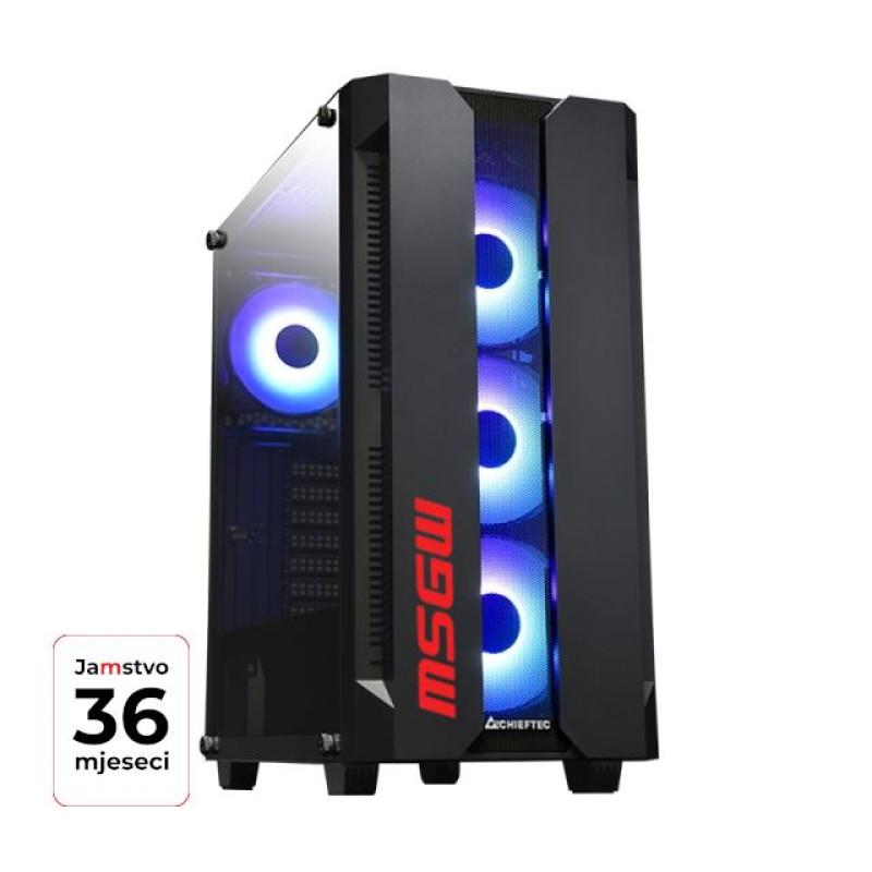 MSGW Gamer R5 a135, AMD Ryzen R5-5600XT, RAM 16GB, SSD 1TB, RTX 5060, DOS