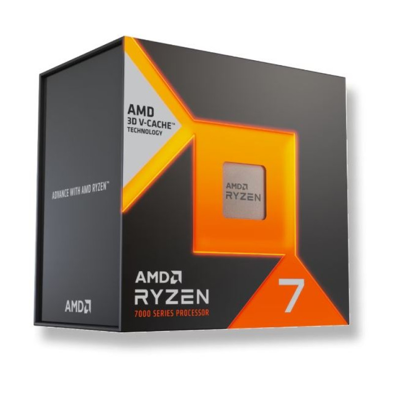 AMD Ryzen R7 7700X3D, 4 - 4.5GHz, 8C/16T, 96MB, AM5, noVent
