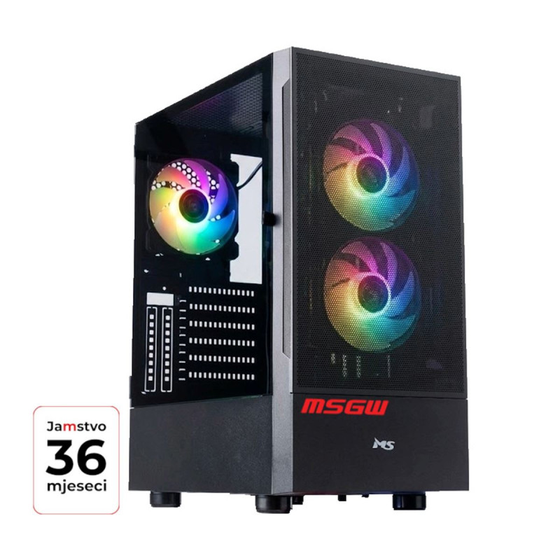 MSGW Gamer R5 a132, AMD Ryzen R5-5500, RAM 16GB, SSD 1TB, RTX 3050, DOS