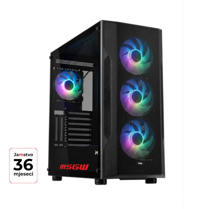 MSGW Gamer R5 a133, AMD Ryzen R5-5600X, RAM 16GB, SSD 1TB, RTX 5060, DOS