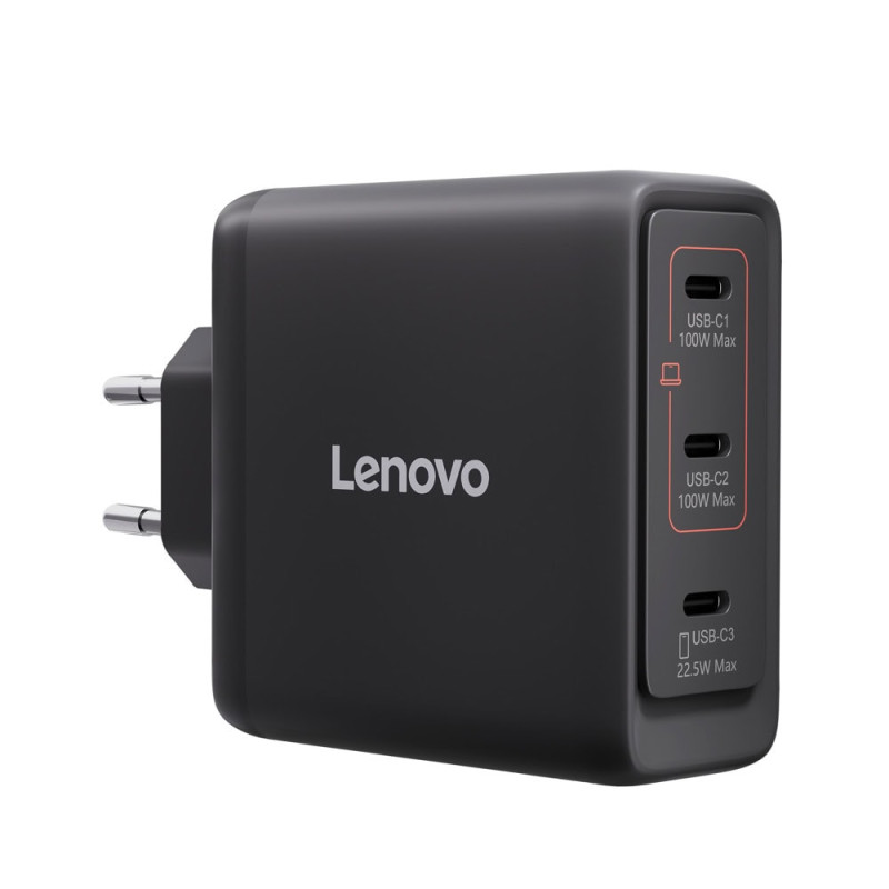 Lenovo Multi-port USB-C 100W GaN Charger, strujni punjač, USB-C, 100W