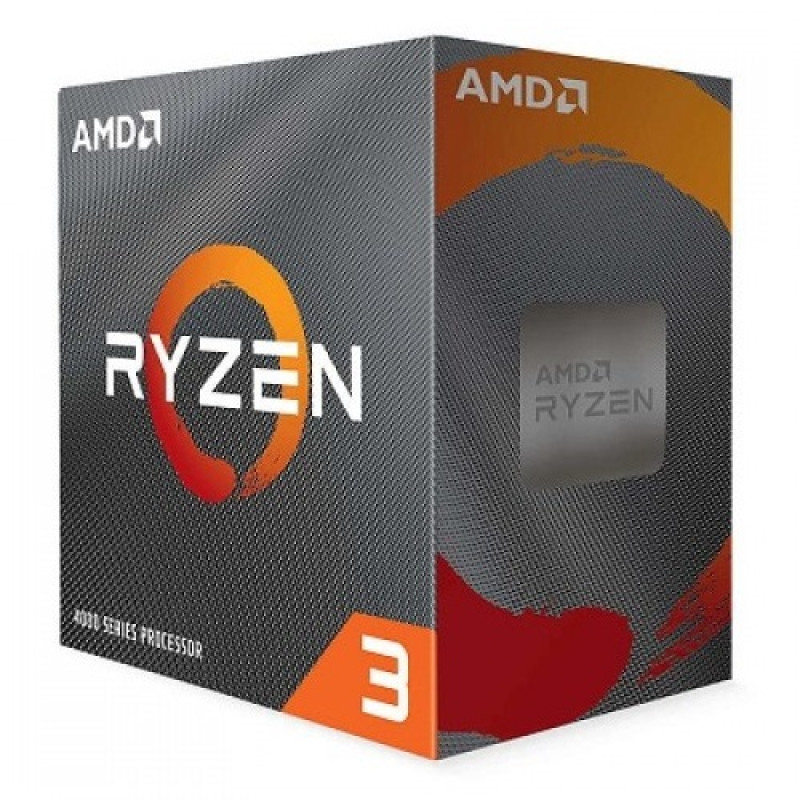 AMD Ryzen R3 4100, 3.8GHz - 4GHz, 4C/8T, 6MB, AM4, noGPU