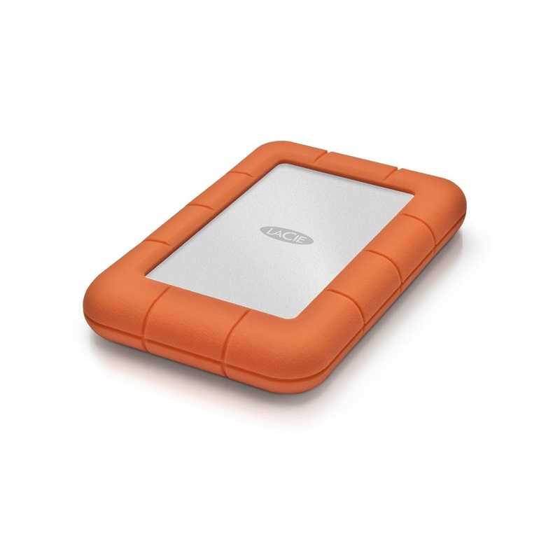 LaCie Rugged Mini, 1TB, 2.5inch, prijenosni HDD, USB 3.0, narančasti