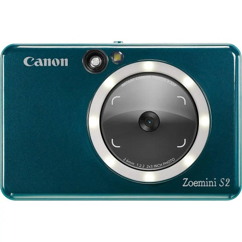 Canon ZOEMINI S2, zeleni, fotoaparat, sa trenutnim ispisom