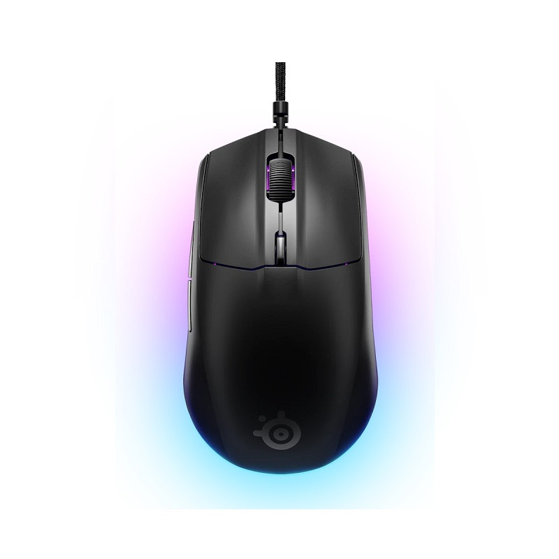 SteelSeries Rival 3 Gen 2, žičani optički gaming miš, RGB, crni