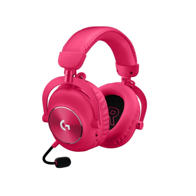 Logitech G PRO X 2 LIGHTSPEED, bežične slušalice s mikrofonom, BT, roze