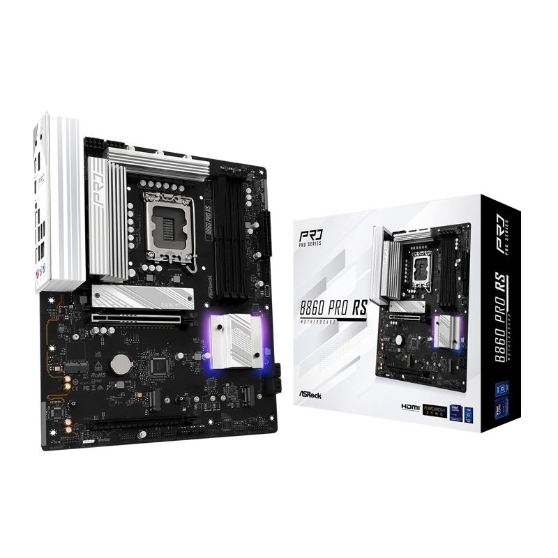 Asrock B860 PRO RS, LGA 1851, DDR5, ATX