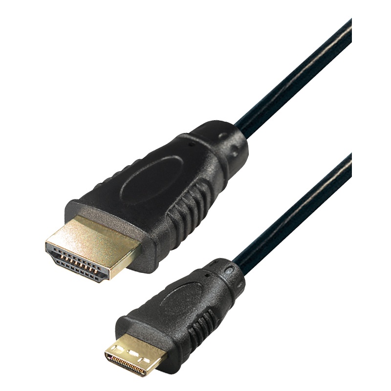 Transmedia C200-5EL, HDMI / HDMI Type-C kabel, 5m, crni