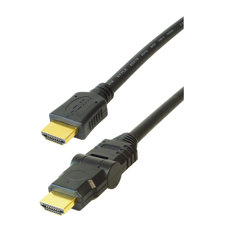 Transmedia C203-1,5GL, HDMI kabel, 1.5m, crni