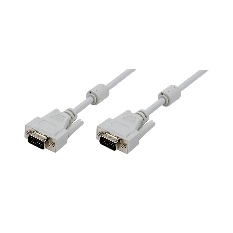 Transmedia C57-20HVL, VGA kabel, 20m, bijeli