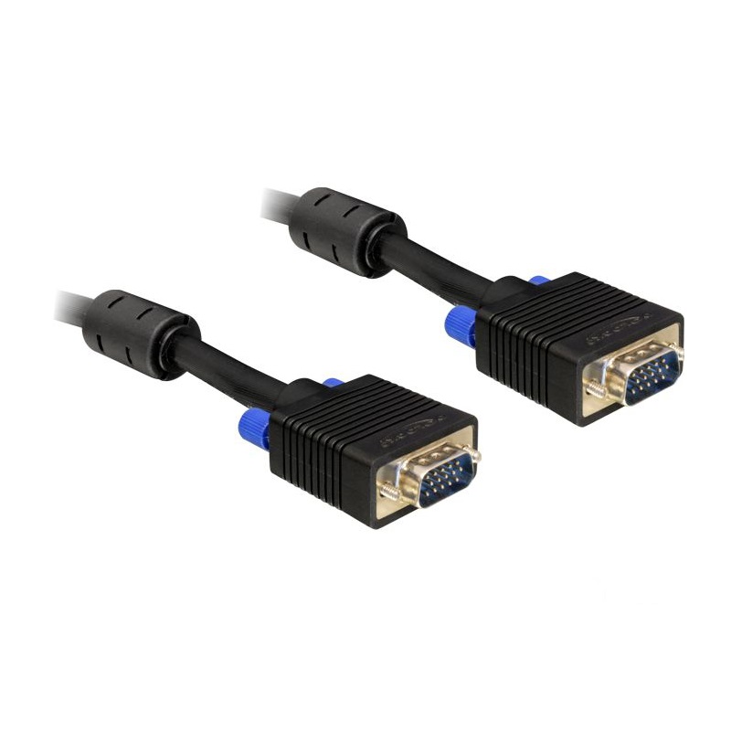 Transmedia C57-5HVSL, VGA kabel, 5m, crni