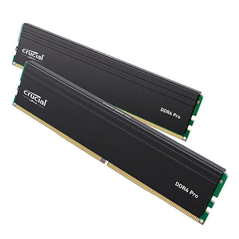 Crucial Pro UDIMM DDR4, 32GB (2x16GB), 3200MHz, CL22