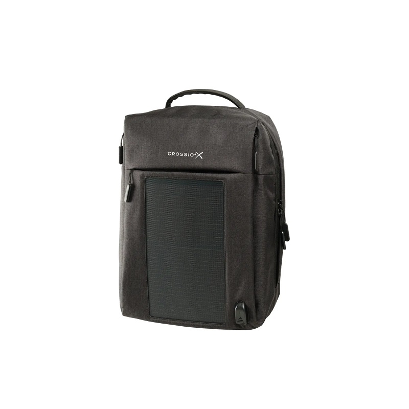 CROSSIO SolarBag SNAPPY, solarni ruksak, 15.6inch, 10W, crni
