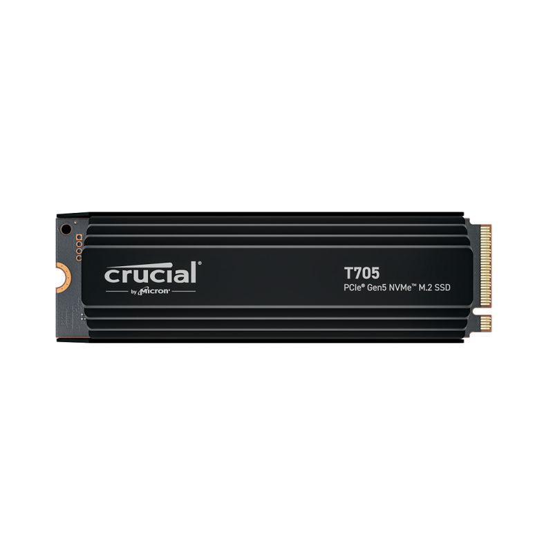 Crucial T705 SSD, 4TB, M.2 2280, NVMe, Heatsink