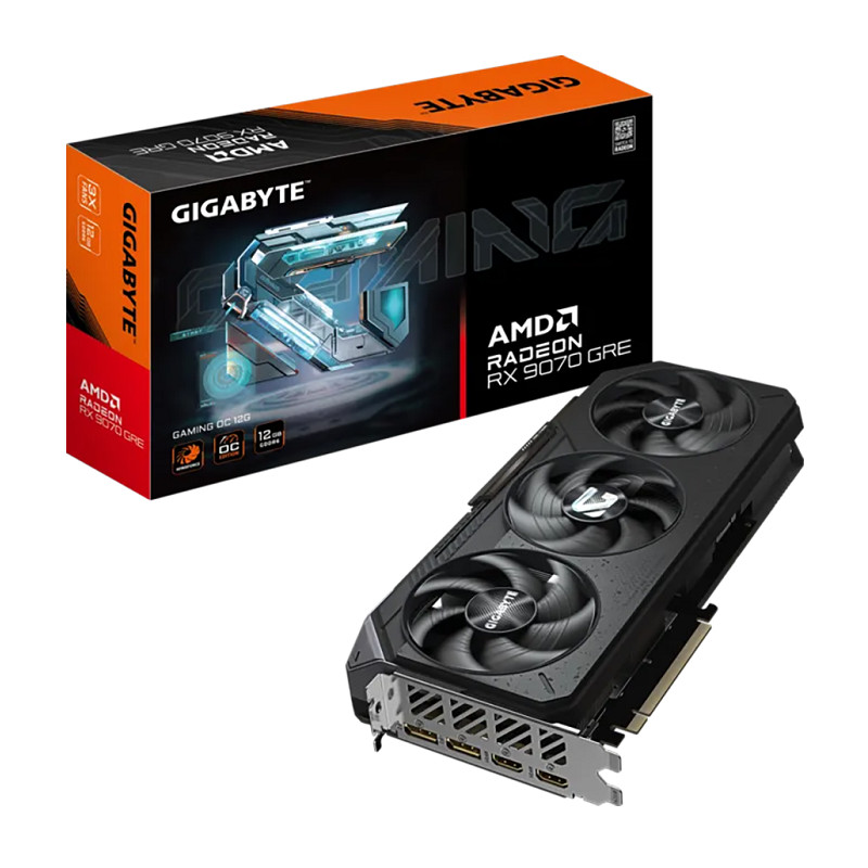 Gigabyte AMD Radeon RX 9070 GRE GAMING OC 12G, 12GB GDDR6
