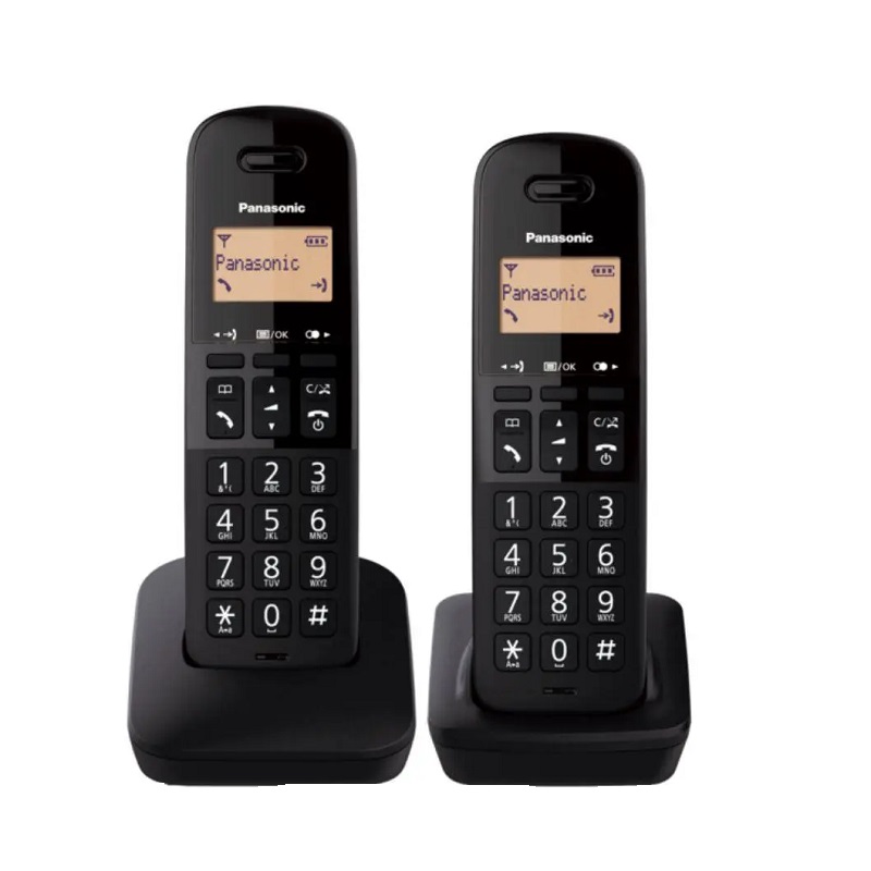 Panasonic KX-TGB612FXB, bežični telefon, crni, 2kom