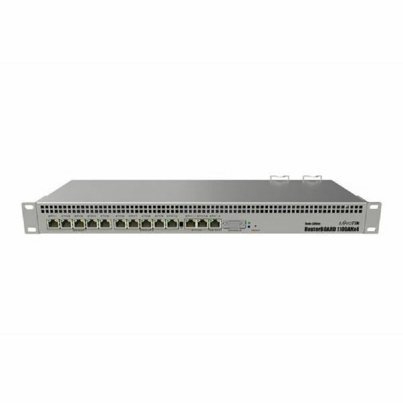 MikroTik RB1100AHx4 DUDE Edition, router, 13-port, PoE