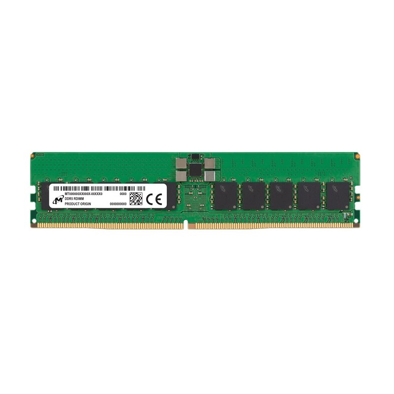 Micron RDIMM DDR5, 32GB, 4800MHz, CL40