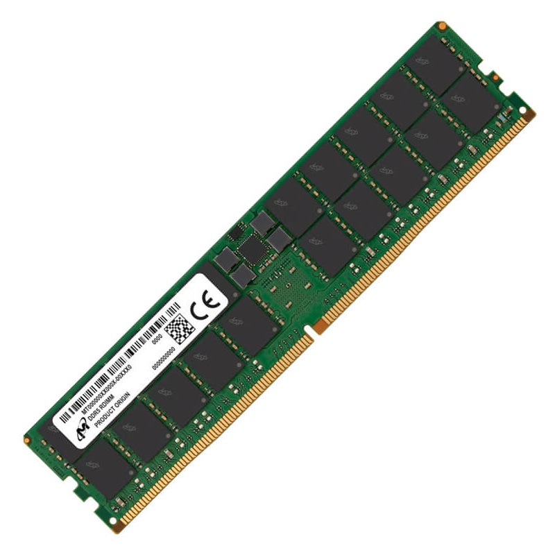 Micron DDR5 RDIMM, 64GB, 2Rx4, 4800MHz, CL40