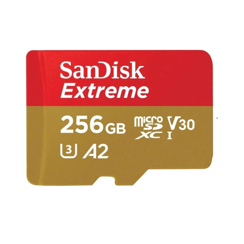 Sandisk Extreme, microSDXC, 256GB
