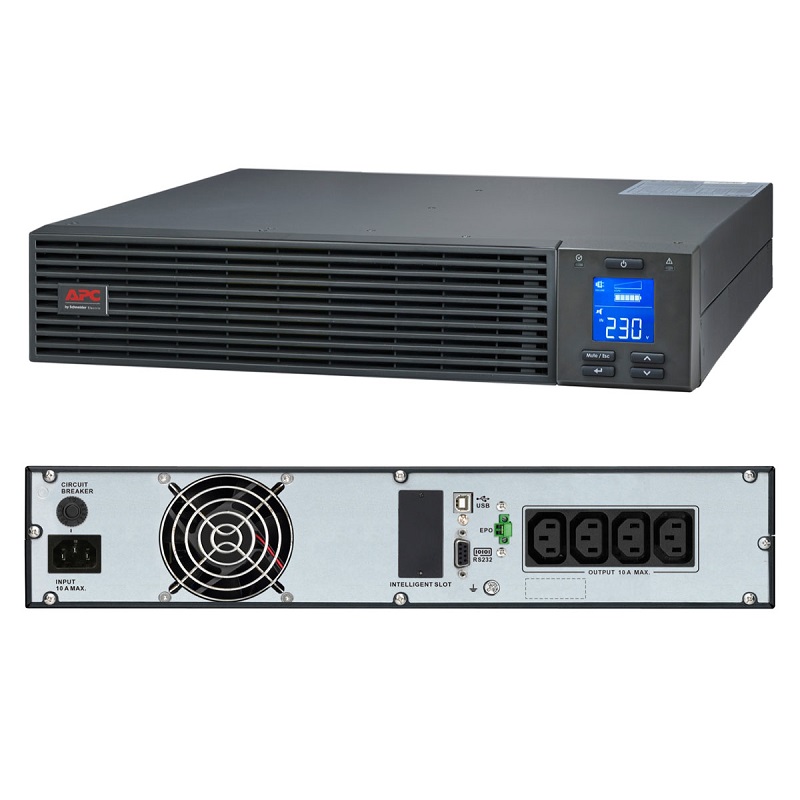 APC Easy-UPS SRV2KRIRK, 1600W / 2000VA, IEC C13, On-line, rack