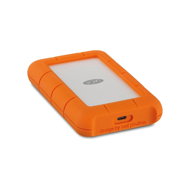 LaCie Rugged USB-C, 4TB, 2.5inch, prijenosni HDD, USB-C, narančasti