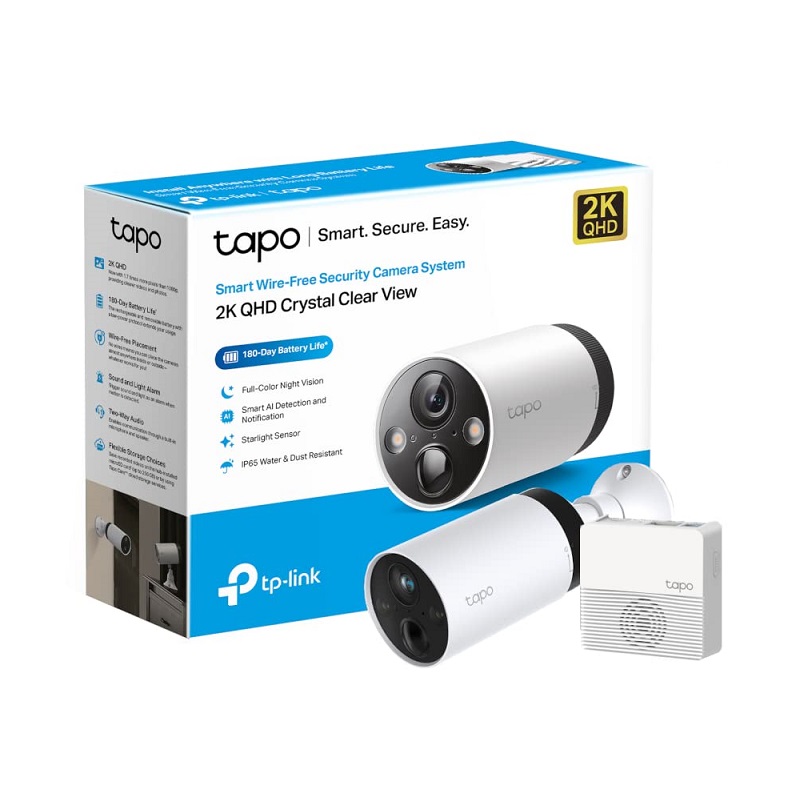 TP-Link Tapo C420S1, IP kamera, 4MP, QHD, 3.2mm, IR