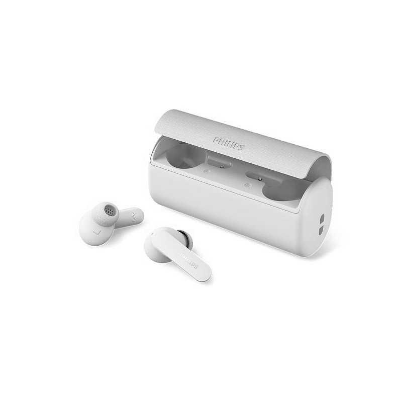 Philips TAT2600WT/00, potpuno bežične slušalice s mikrofonom, BT, ANC, bijele