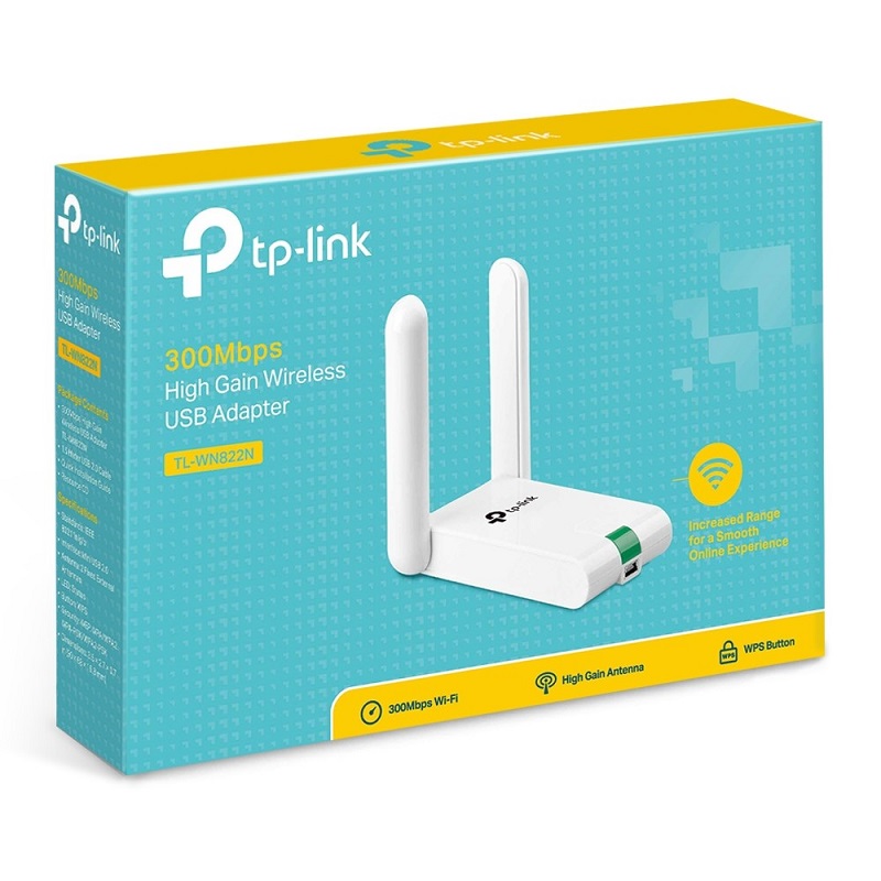 TP-Link WN822N, WLAN USB adapter, 300Mbps