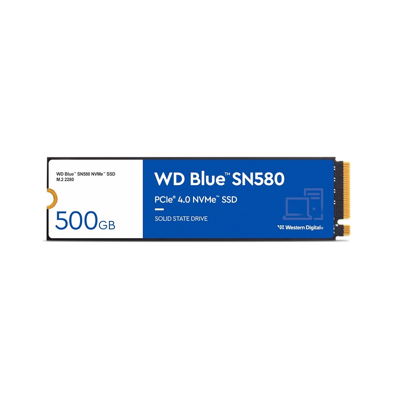 Western Digital Blue SN580 SSD, 500GB, M.2 2280, NVMe