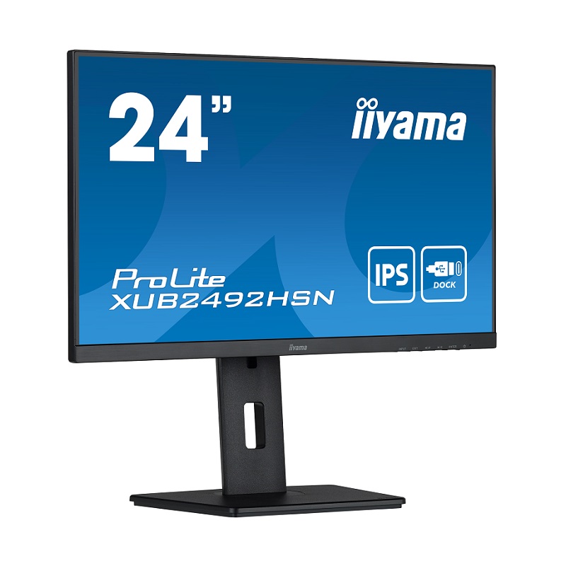 iiyama ProLite XUB2492HSN-B1, 23.8inch, IPS, FHD, DP, HDMI, USB-C, 75Hz