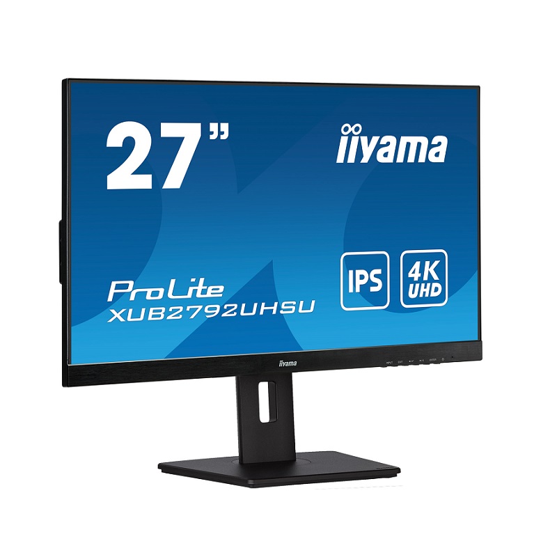 iiyama ProLite XUB2792UHSU-B5, 27inch, IPS, UHD 4K, DP, HDMI, DVI, 60Hz
