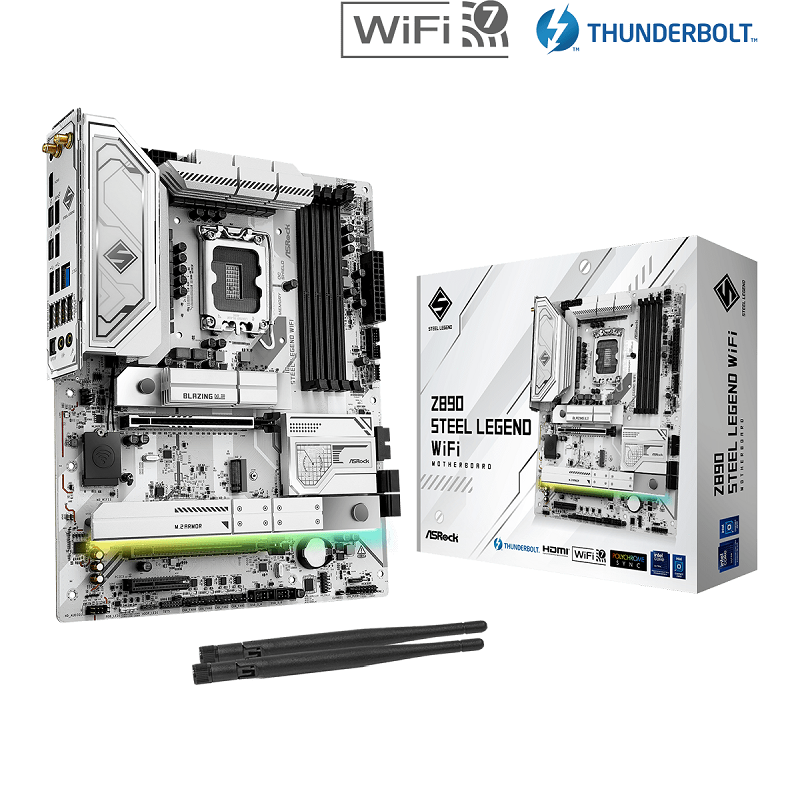 Asrock Z890 STEEL LEGEND WIFI, LGA 1851, DDR5, ATX
