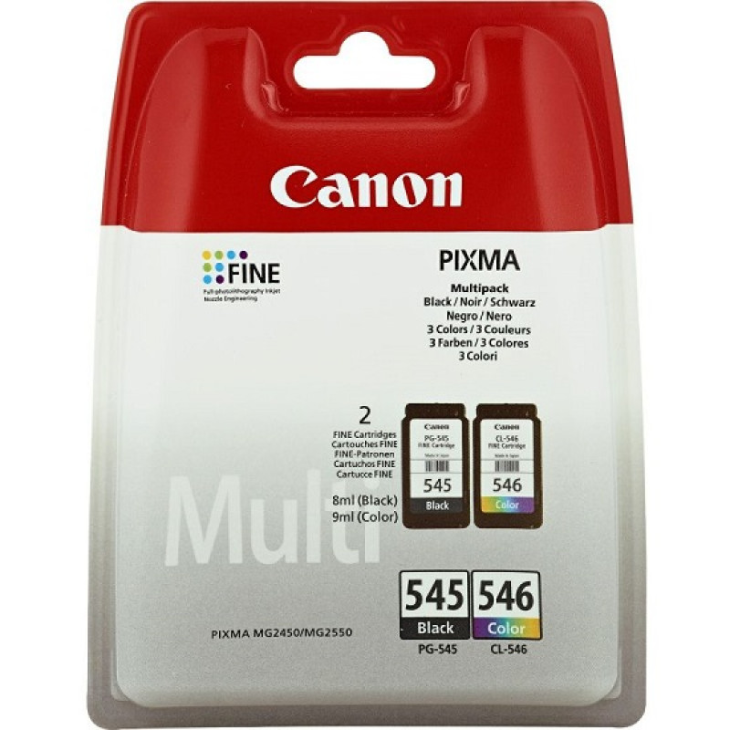 Canon tinta PG-545 + CL-546 multipack