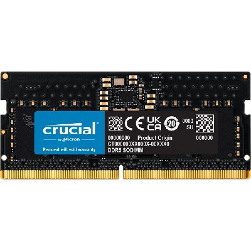 Crucial SODIMM DDR5, 8GB, 4800MHz, CL40