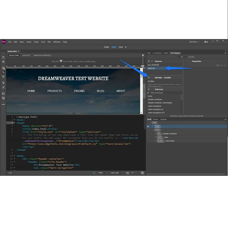 Adobe Dreamweaver CC pretplata na 12 mjeseci 
