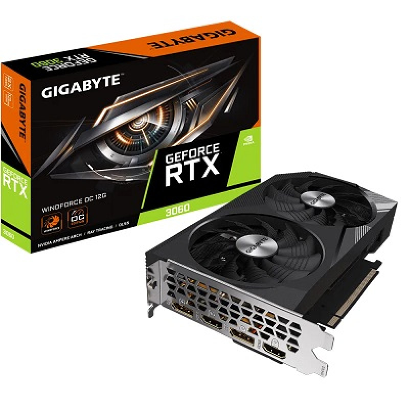 Gigabyte GeForce RTX 3060 WINDFORCE OC 12G, 12GB GDDR6