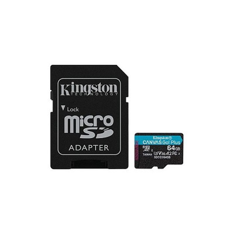 Kingston microSDXC Canvas Go Plus, 64GB
