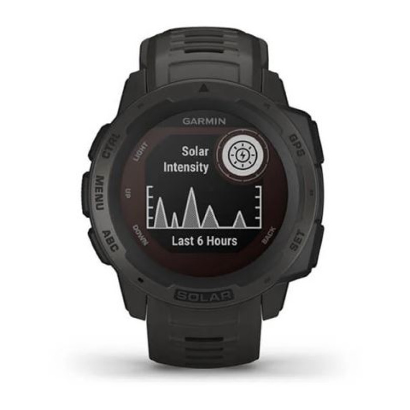Garmin Instinct Solar, pametni sat, crni