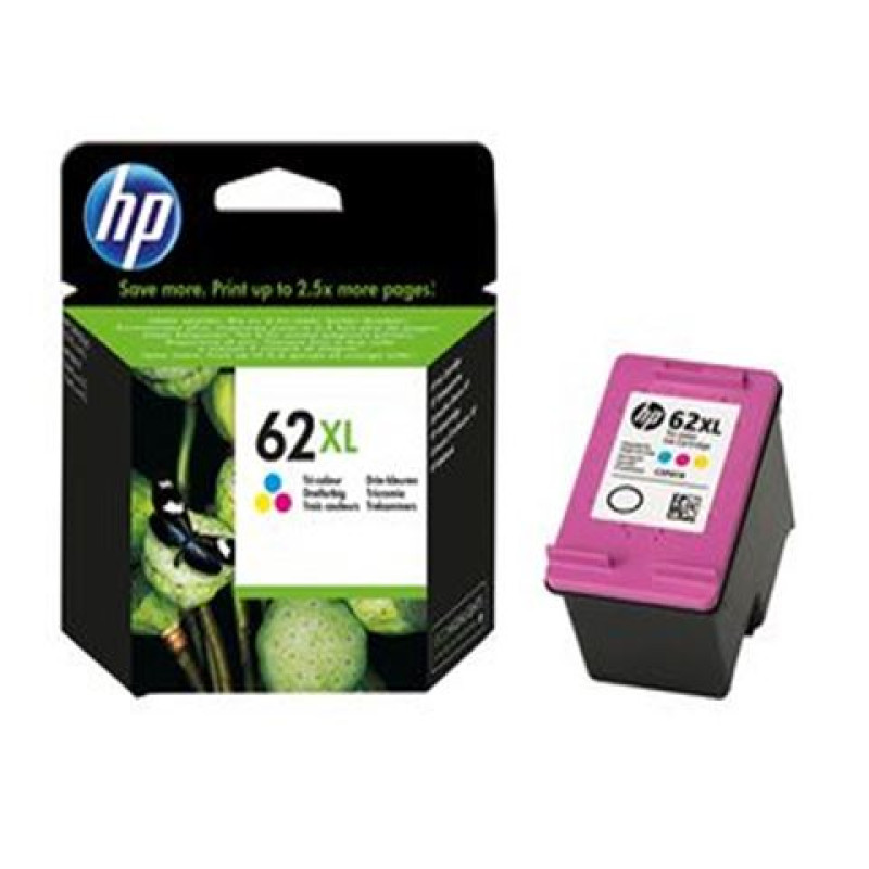 HP tinta C2P07AE, no.62XL, Tri-colour