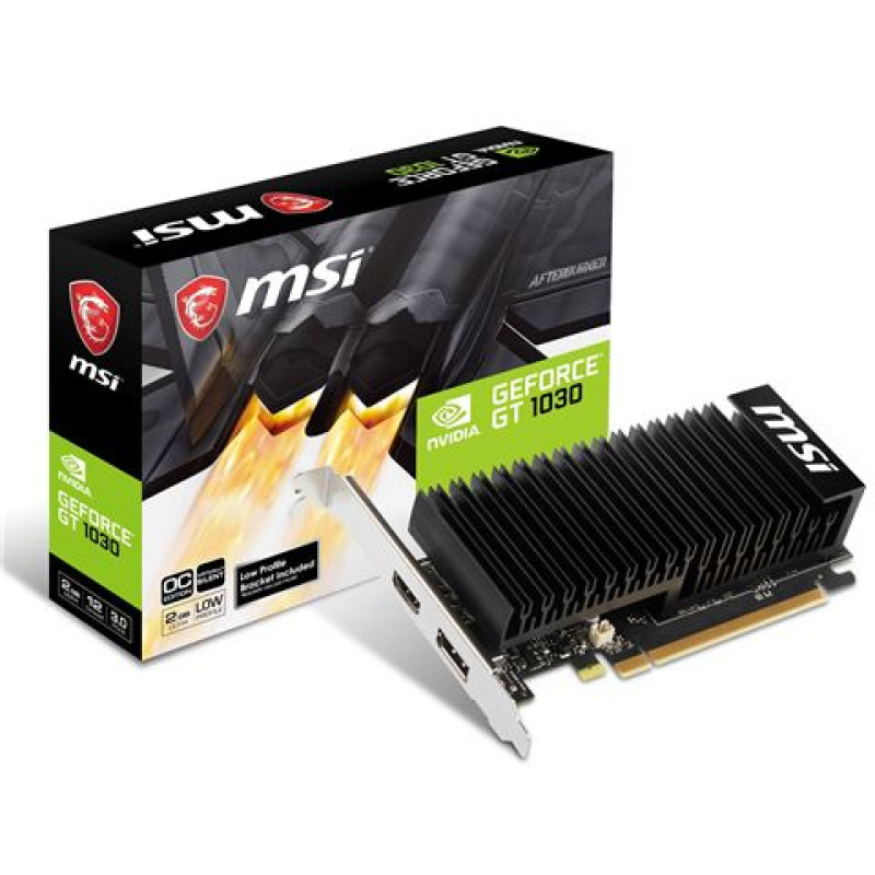 MSI GeForce GT 1030 2GHD4 LP OC, 2GB DDR4