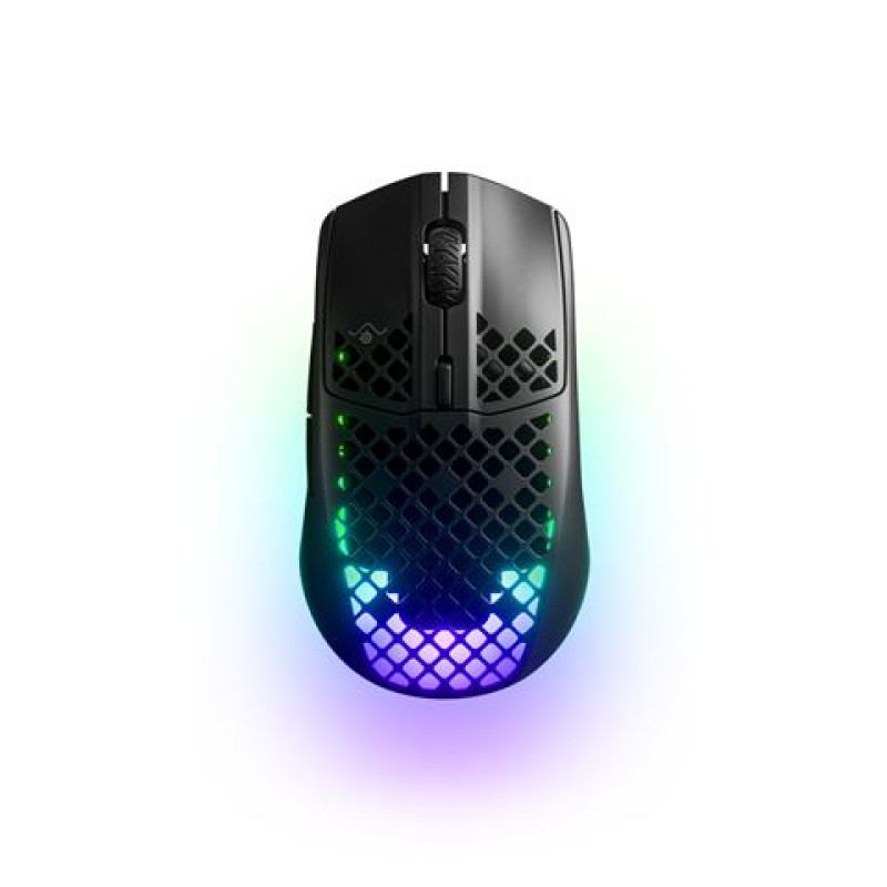 SteelSeries AEROX 3, bežični optički miš, gaming, RGB, BT, crni