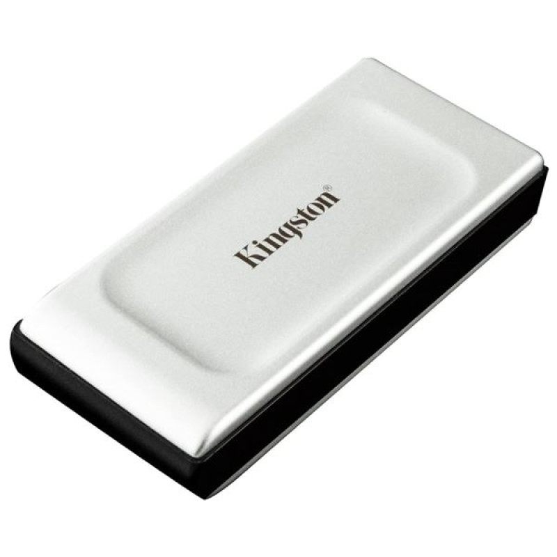 Kingston XS2000 2TB, prijenosni SSD, USB-C, R2000, bijelo-crni