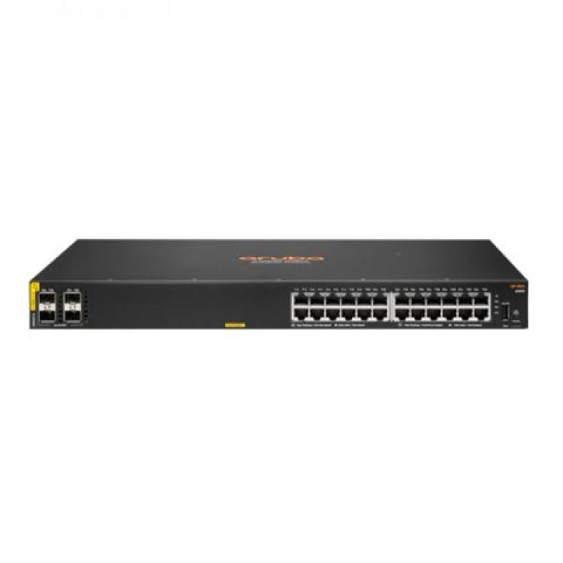HPE Aruba CX 6000, upravljivi switch, 28-port, gigabit, PoE, 370W