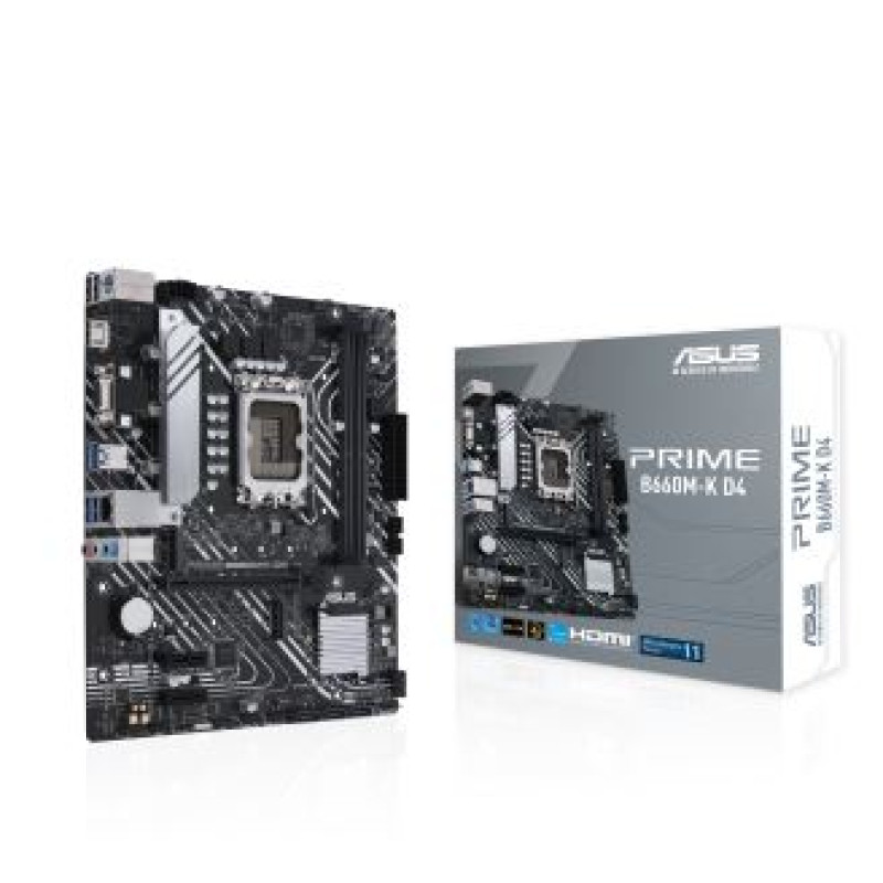 Asus PRIME B660M-K D4, LGA 1700, DDR4, mATX