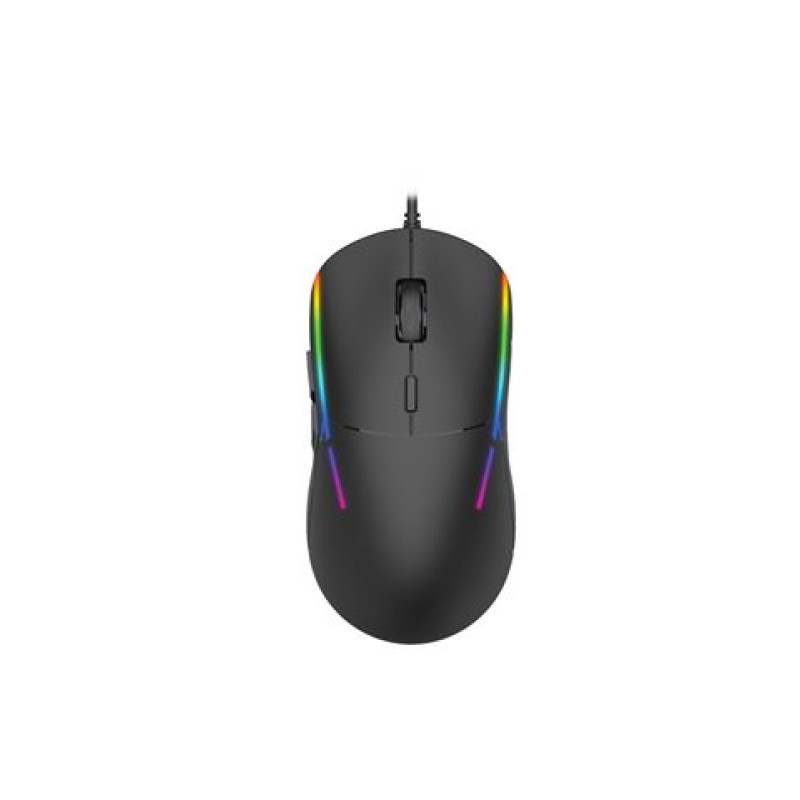 MS NEMESIS C375, žičani optički miš, RGB, gaming, crni