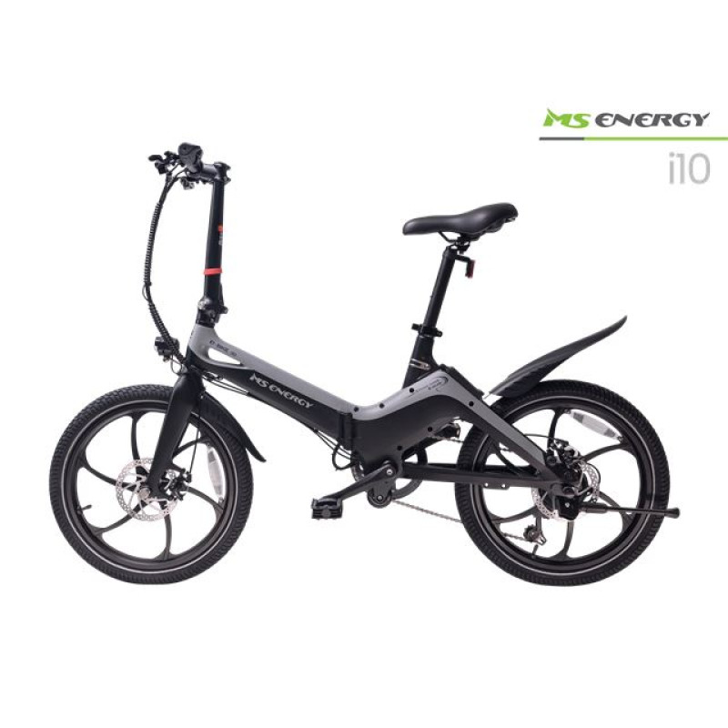 MS ENERGY eBike i10, električni bicikl, crni